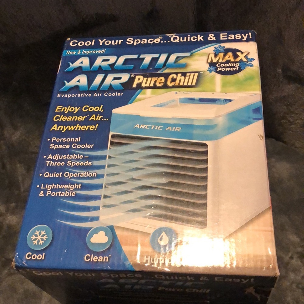 New in box: Artic Air Pure Chill.